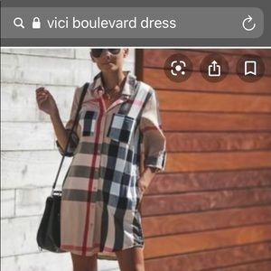 Vici Dolls Burberry Check Dress